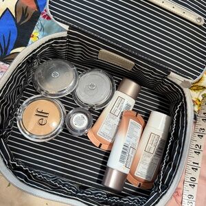 3 BB Cream 3 ELF Pressed Powder Bundle w Case!